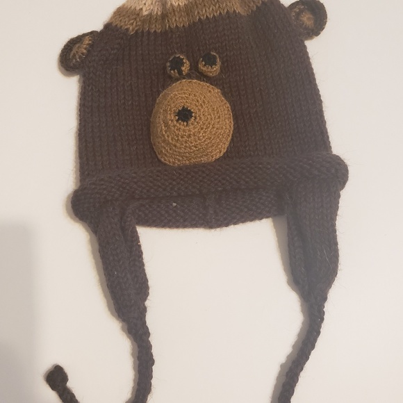 Alpaca Childs Monkey cap with flaps - Picture 3 of 5